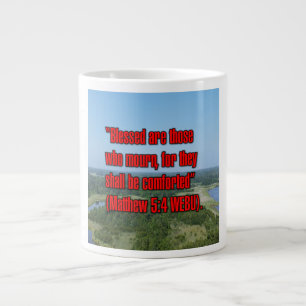 Matthäus 5:4 WEBU Mug Jumbo-Tasse