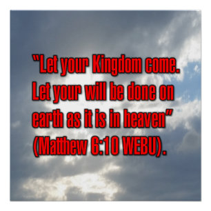 Matthäus 6:10 WEBU Poster