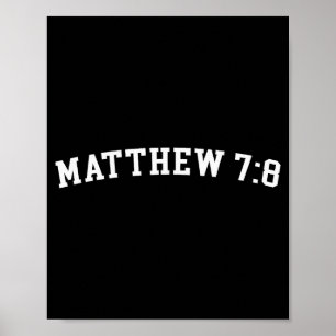 Matthäus 7_8 poster
