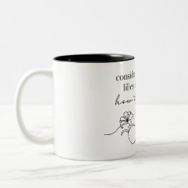 MATTHEUS 6:28 - Kaffeetasse