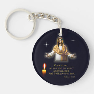 Matthew 11:28 schlüsselanhänger