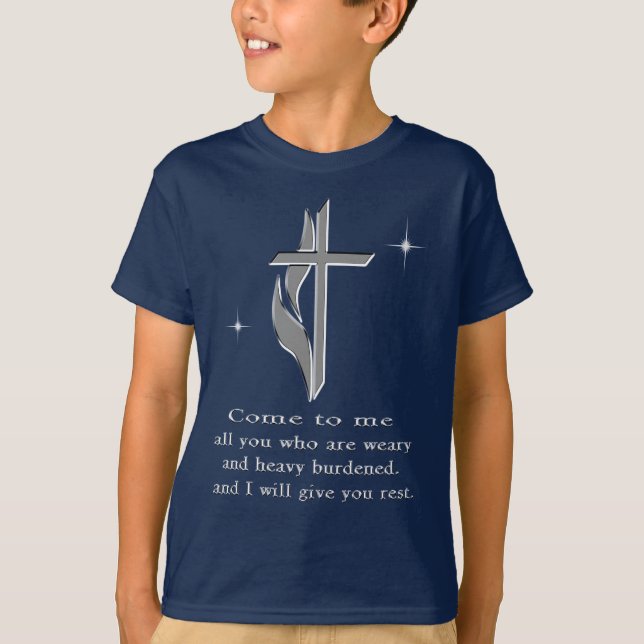 Matthew 11:28 T - Shirt (Vorderseite)