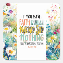 Matthew 17:20 Der Glaube als Senf-Bibelverse