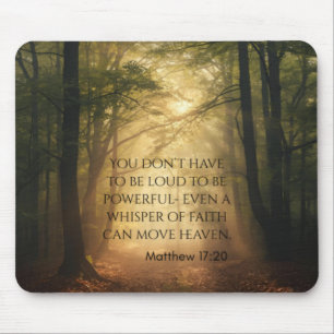 Matthew 17:20 mousepad