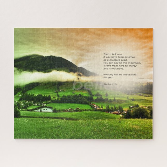 Matthew-17:20 Puzzle (Horizontal)