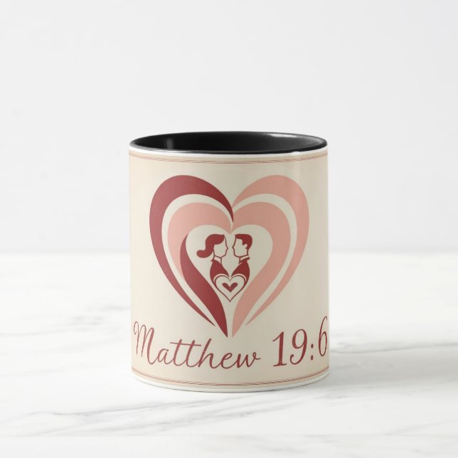 Matthew 19:6 Tasse (Zentrum)