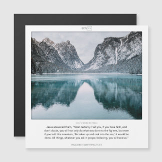 Matthew 21:4-5 HEALING SCRIPIX Magnetkarte Magneteinladung