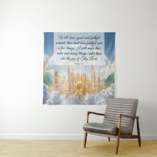 Matthew 25:21 wandteppich