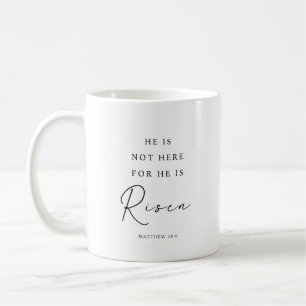 Matthew 28:6 Er ist Risen, Christlich Ostern Kaffeetasse