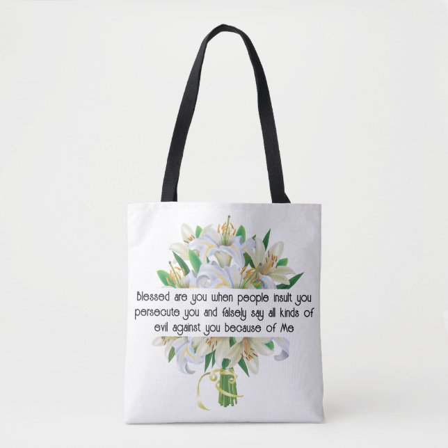 Matthew 5:11 Tote Bag (Vorderseite)