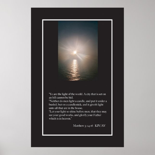Matthew 5:13-16 Scripture Poster (Vorne)