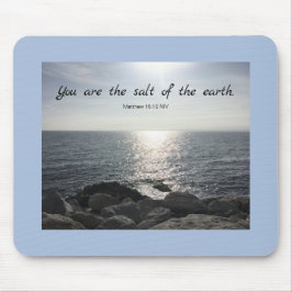 Matthew 5:13 Du bist das Salz des Erdozeans Mousepad