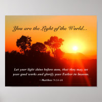 Matthew 5 14-16 Du bist das Licht der Welt