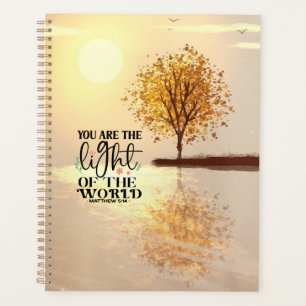 Matthew 5:14 Du bist das Licht der Weltbibel Planer
