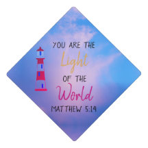 Matthew 5:14 Graduation Cap Tassel Topper