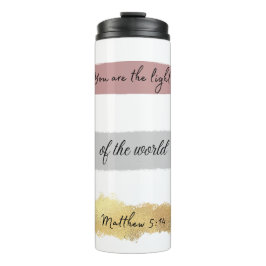 Matthew 5:14 thermosbecher