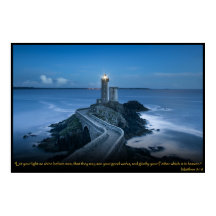 Matthew 5:16 Christlich Bibelverse-Poster