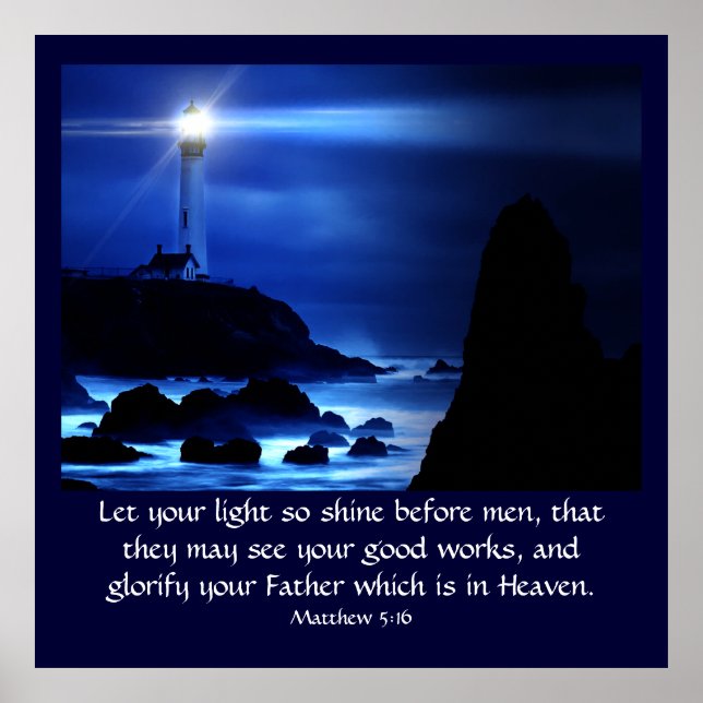 Matthew 5:16 poster (Vorne)