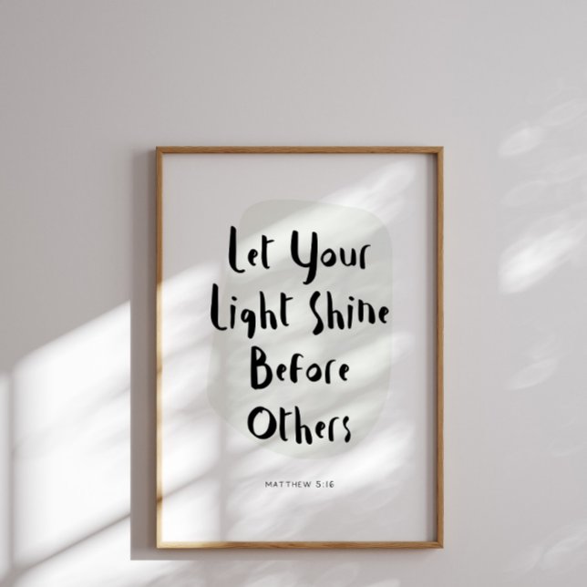 Matthew 5:16 Poster (Von Creator hochgeladen)