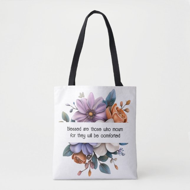 Matthew 5:4 Tote Bag (Vorderseite)
