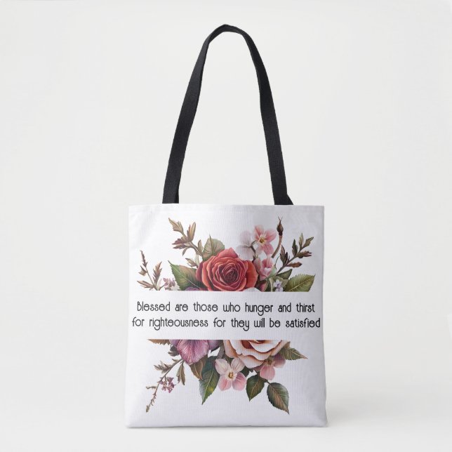 Matthew 5:6 Tote Bag (Vorderseite)