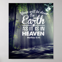 Matthew 6:10 Auf Erden wie im Himmel