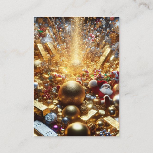 Matthew 6:19-21 KJV Cards - XM Treasures in Heaven Visitenkarte (Vorderseite)