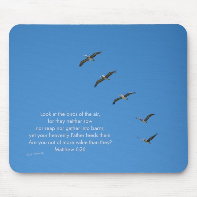 Matthew-6:26 Mousepad (Vorne)