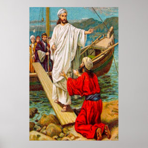 Matthew 8:28-34 Set frei von Dämonen Poster