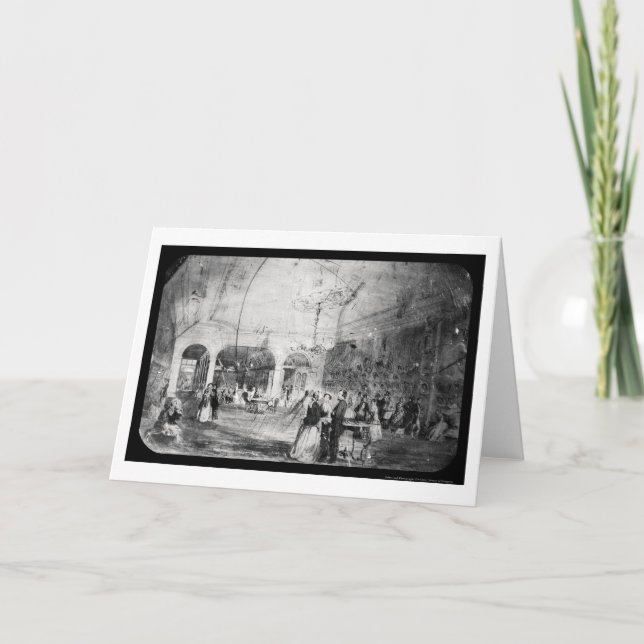 Matthew Brady Daguerreotype 1854 Karte (Vorderseite)