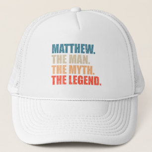 Matthew der Mann, der Mythos, der T - Shirt der Le Truckerkappe