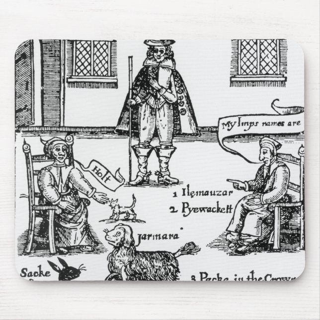 Matthew Hopkins, der Witchfinder General Mousepad (Vorne)