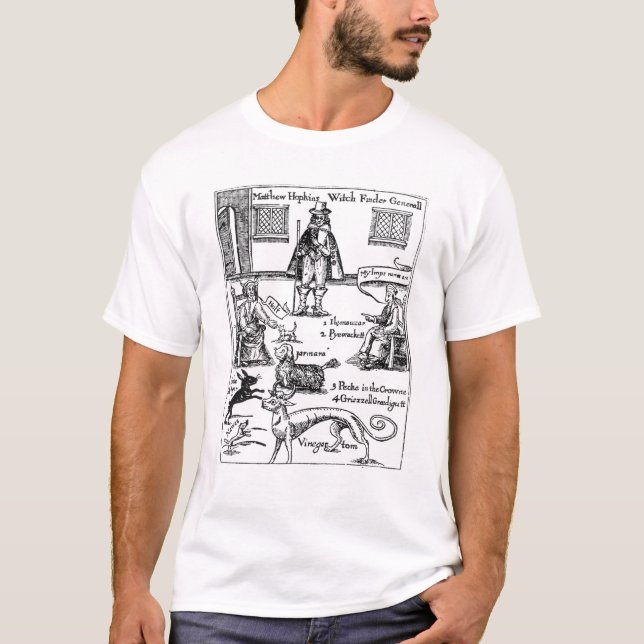 Matthew Hopkins, der Witchfinder General T-Shirt (Vorderseite)
