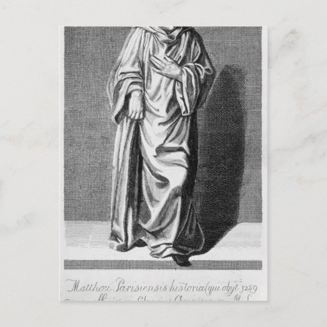 Matthew Paris, 1795 Postkarte (Vorderseite)