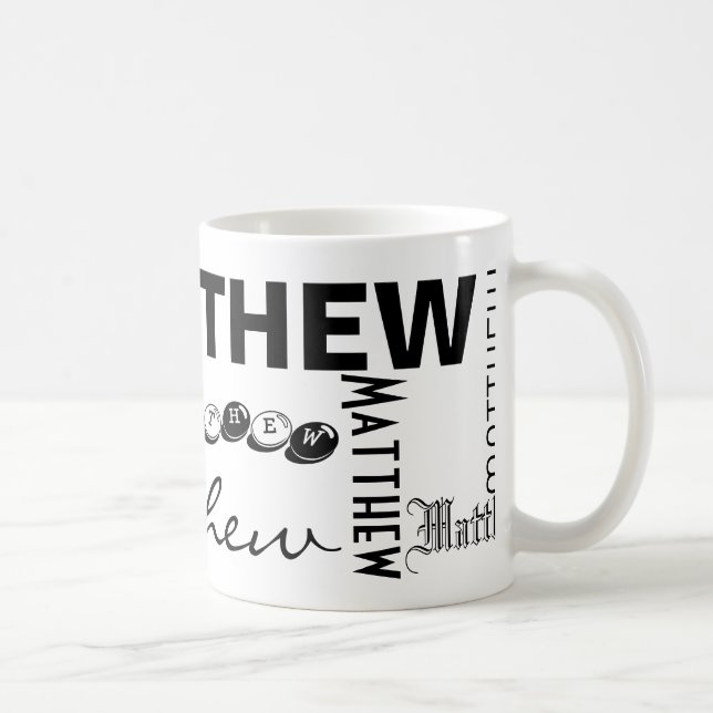 MATTHEW - Personalisieren der Tasse (Rechts)