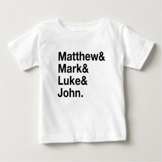 Matthew u. Kennzeichen u. Luke u. John Baby T-shirt