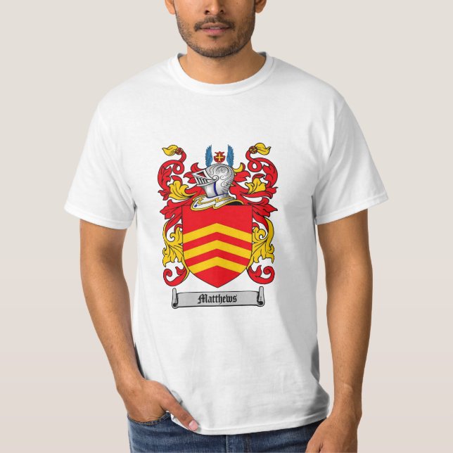 Matthews Familienwappen - Matthews Wappen T-Shirt (Vorderseite)