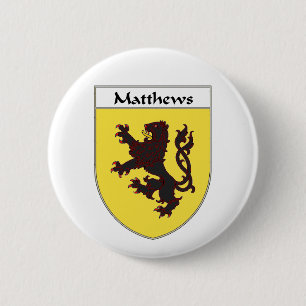 Matthews Wappen/Familienwappen Button