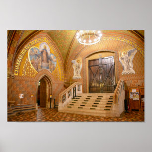 Matthias Church Vestibule, Budapest, Ungarn Poster