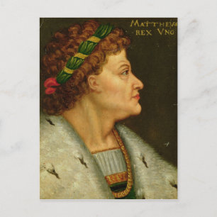 Matthias I., Hunyadi Postkarte