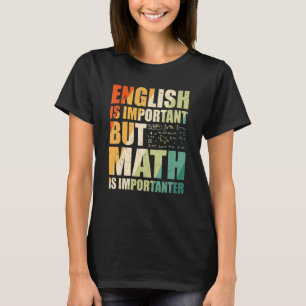 Matthias Teacher Zitat Math ist wichtig für Retro T-Shirt
