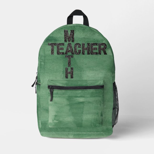 Matthias Teacher zurück zum Schulunterricht Bedruckter Rucksack (Vorderseite)