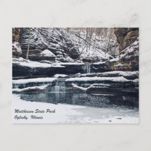 Matthiessen Illinois Staat Park Postcard Postkarte