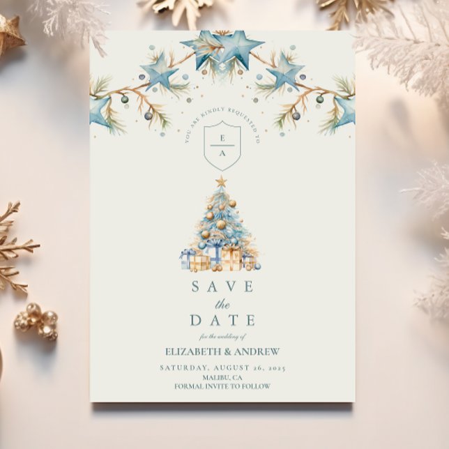 Mattiert Blue Star Hochzeit Save The Date (Von Creator hochgeladen)