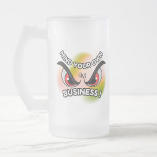 Mattiert Glass Tasse 16oz : Denken Sie an sich