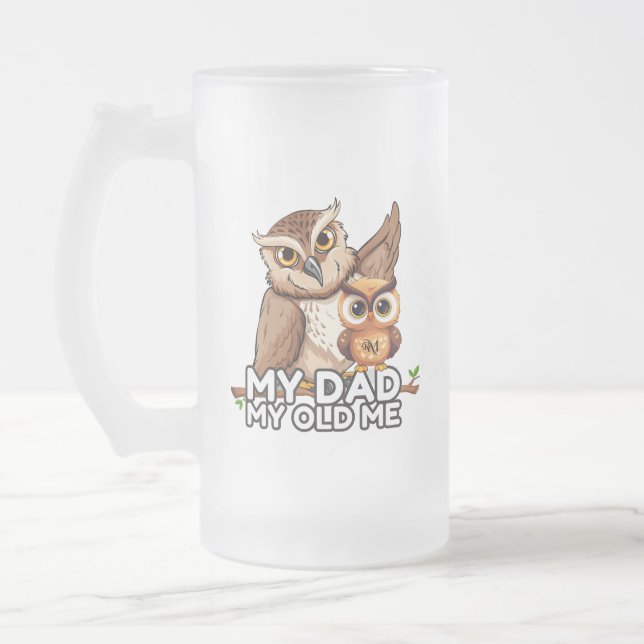 Mattiert Glass Tasse 16oz : Mein Vater Mein Altes  (Links)