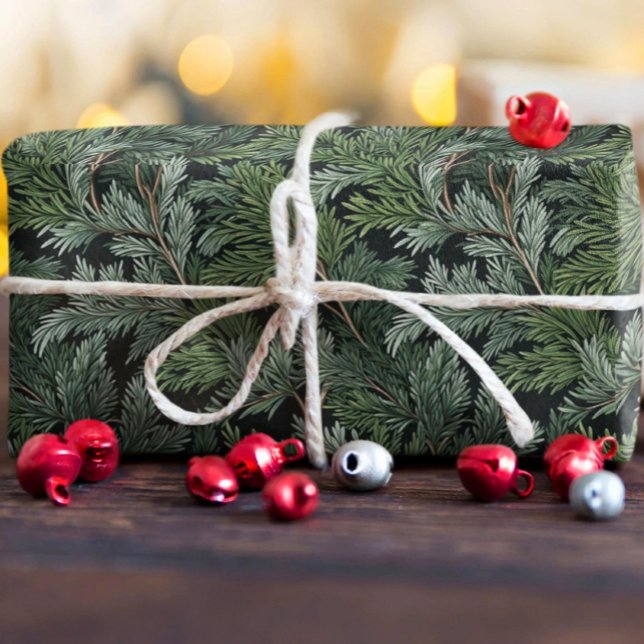 Mattiert-Grüne Twigs Geschenkpapier (Von Creator hochgeladen)