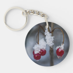 Mattierte Berries Schlüsselanhänger