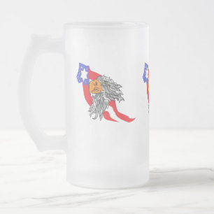 Mattierte Bier-Tasse: Adler Mattglas Bierglas
