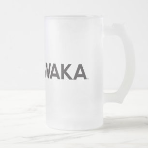Mattierte Bier-Tasse - CLUBWAKA Wordmark Mattglas Bierglas